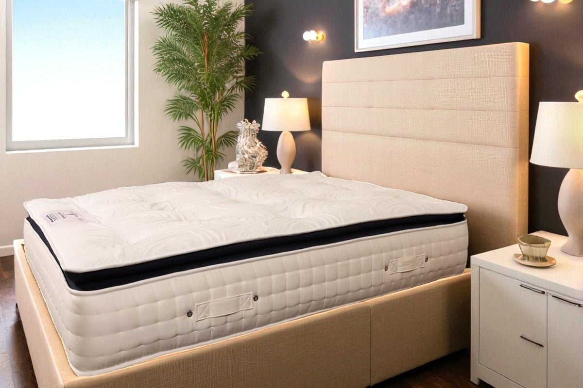 Royal PillowTop Non Turn Mattress side detail - Brooklands Home Decor