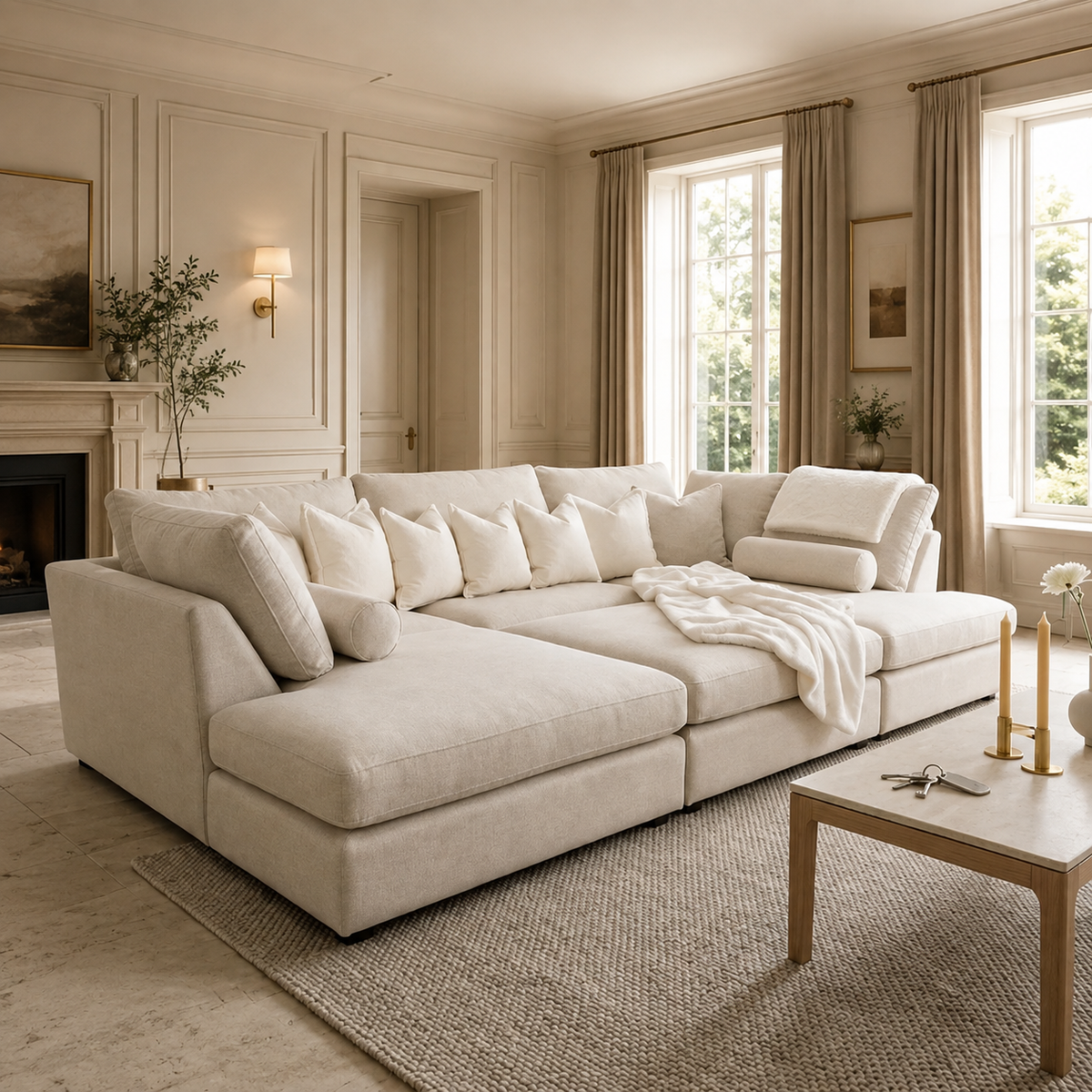 Serenova Cinema Sofa with Footstool