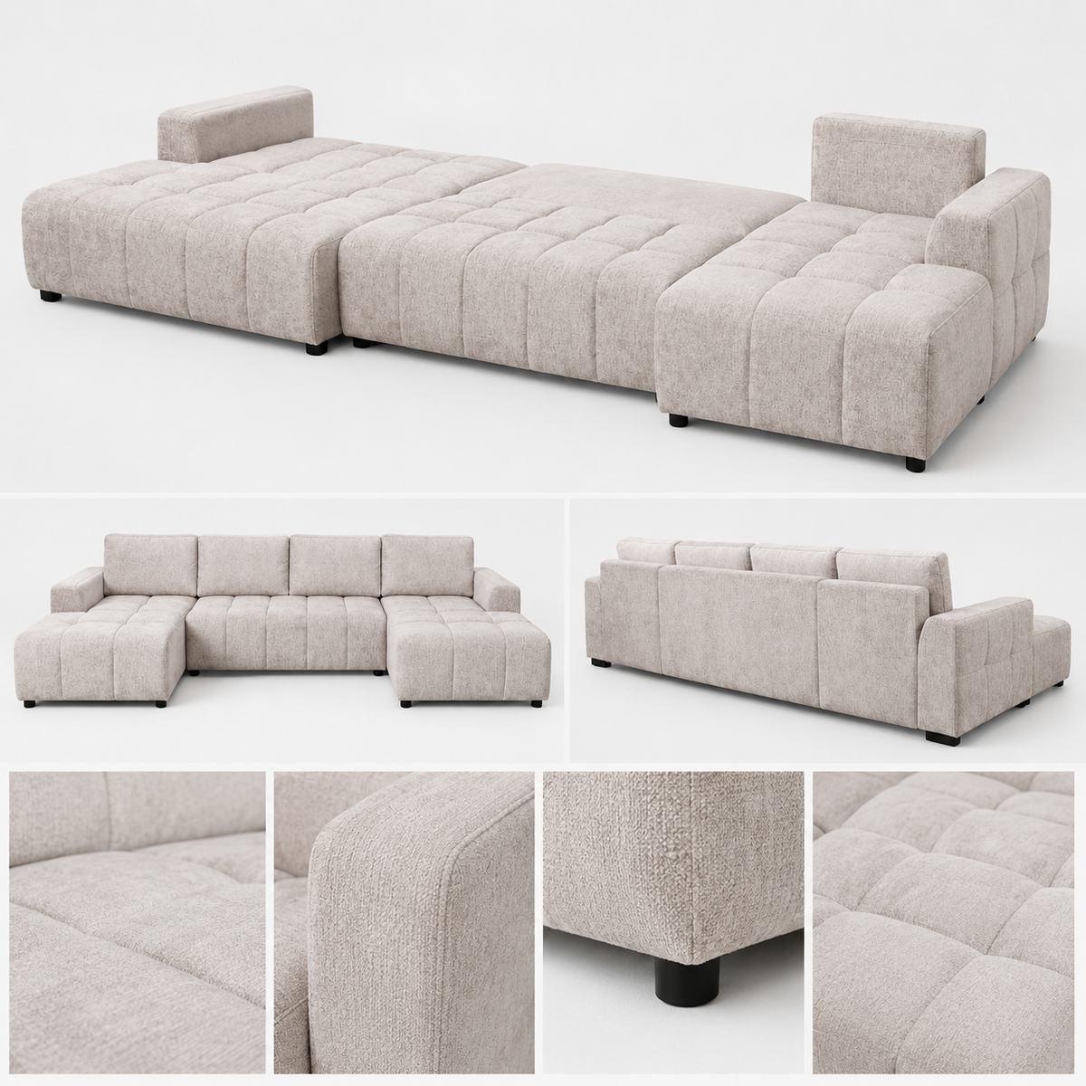 Vertex U-Shape Sofa Bed