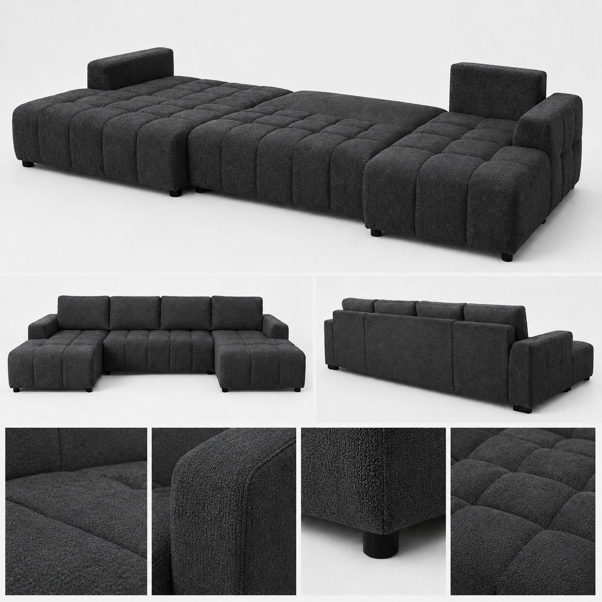 Vertex U-Shape Sofa Bed