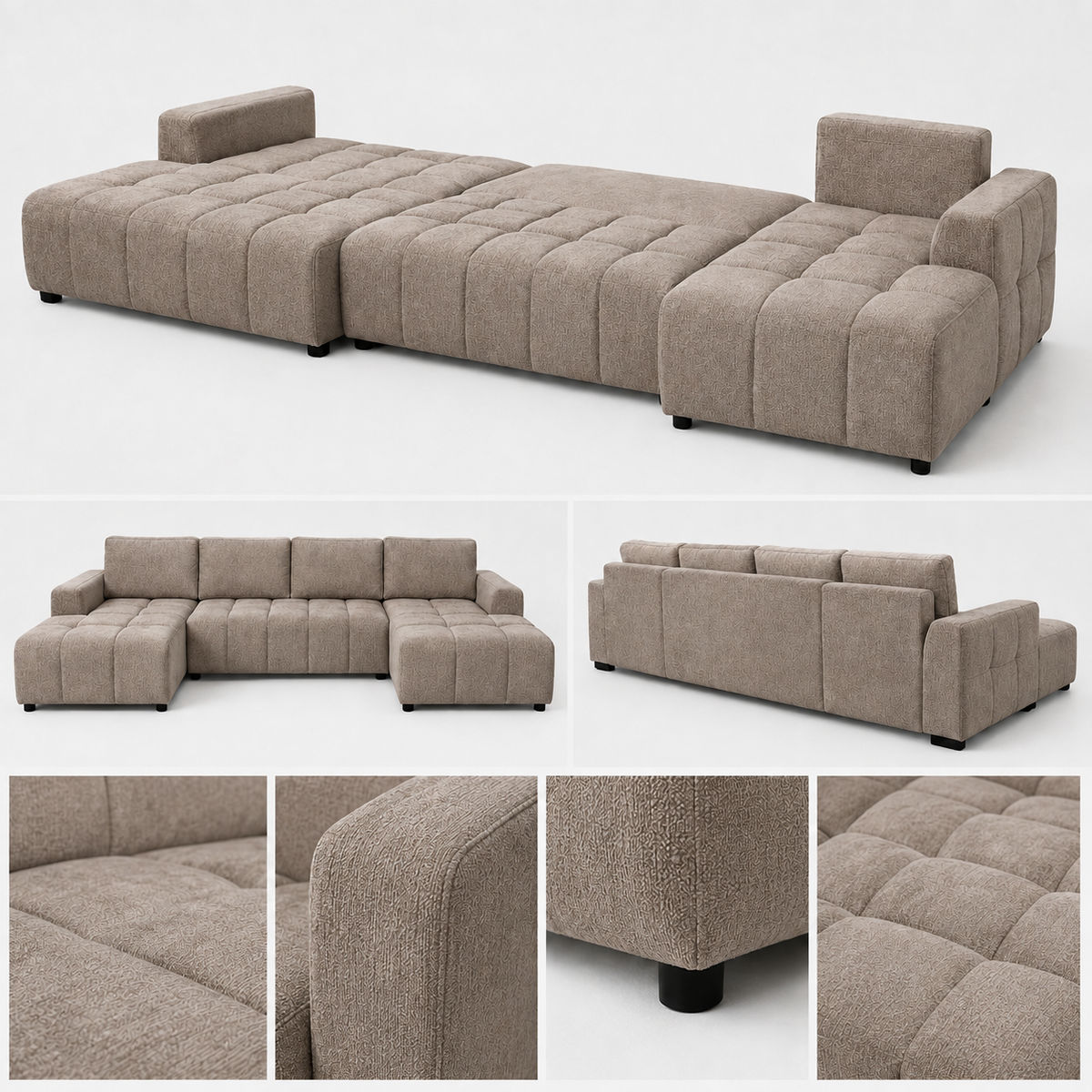 Vertex U-Shape Sofa Bed