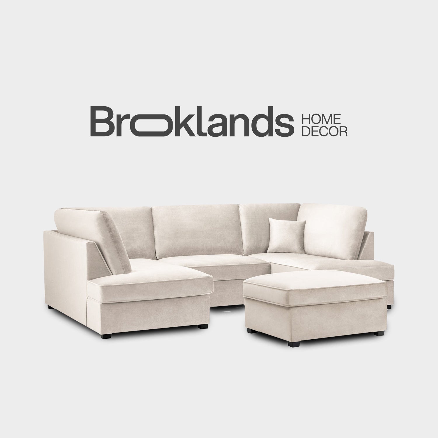 Carnaby Sofa Beige U Shape Corner