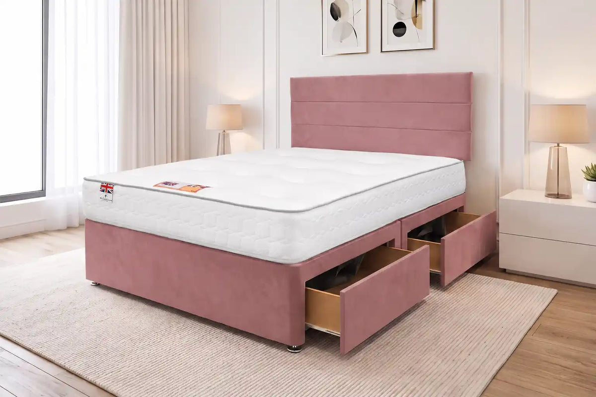 York Divan Bed + Princess Mattress