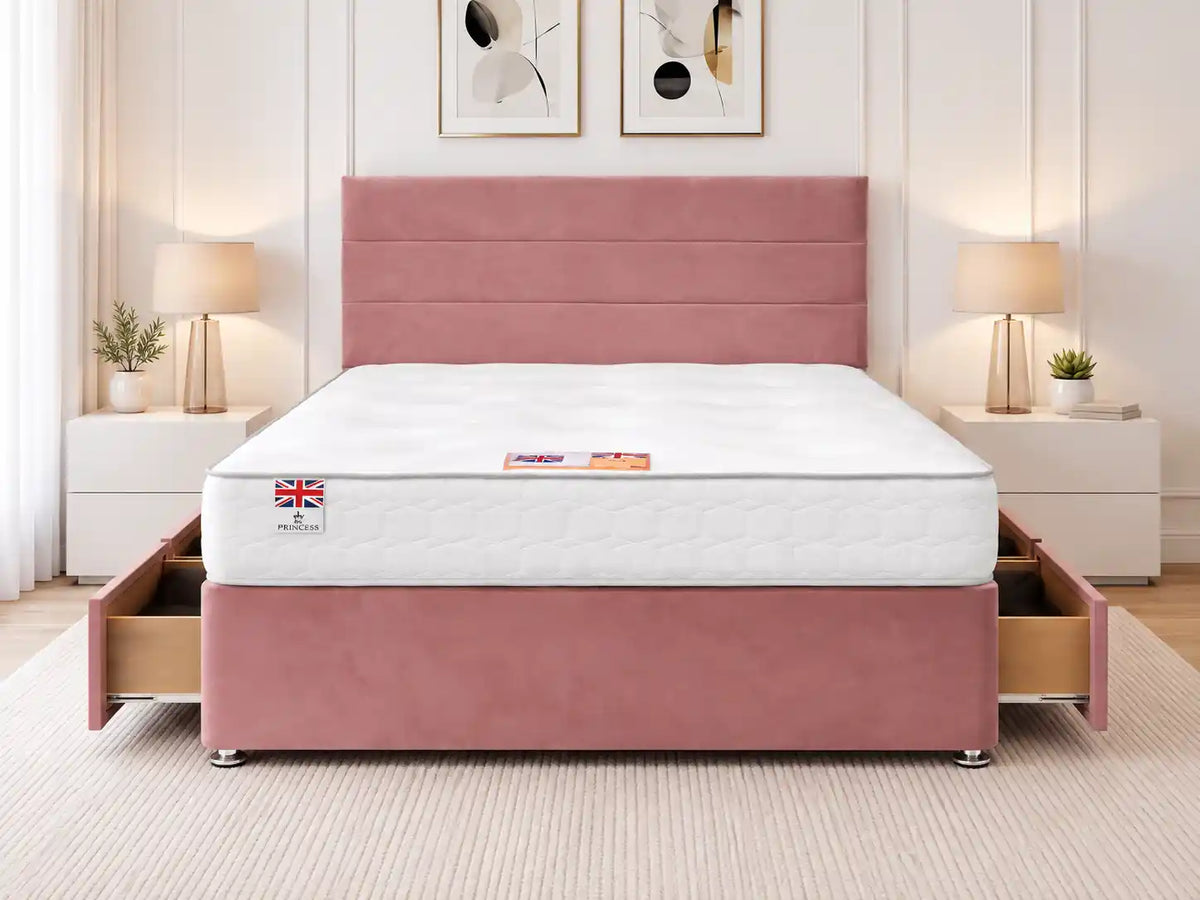 York Divan Bed + Princess Mattress